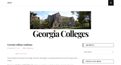 Desktop Screenshot of georgiacollegesblog.com
